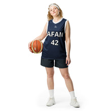 Charger l&#39;image dans la galerie, Afan navy fanatik basketball jersey
