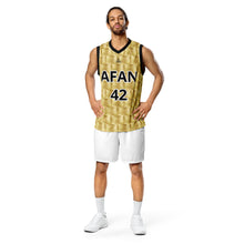 Charger l'image dans la galerie, Afan gold bricks black alternate fanatik basketball jersey
