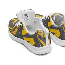 Charger l'image dans la galerie, Afan gold, purple &amp; charcoal royalty men’s athletik shoes
