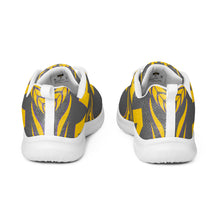 Charger l'image dans la galerie, Afan gold, purple &amp; charcoal royalty men’s athletik shoes
