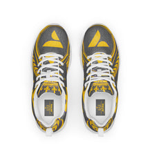 Charger l'image dans la galerie, Afan gold, purple &amp; charcoal royalty men’s athletik shoes
