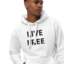 Charger l'image dans la galerie, Afan live free white hoodie
