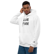 Charger l'image dans la galerie, Afan live free white hoodie
