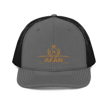 Charger l'image dans la galerie, Afan gold embroid logo trucker cap
