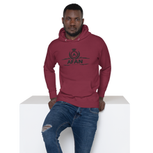 Charger l&#39;image dans la galerie, Afan unisex hoodie black embroidery

