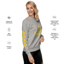 Charger l'image dans la galerie, Afan couronne yellow logo sweatshirt
